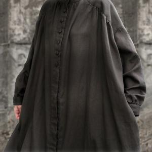 【生地サンプル】洗いをかけた 綿麻ライトヘリン...の詳細画像2