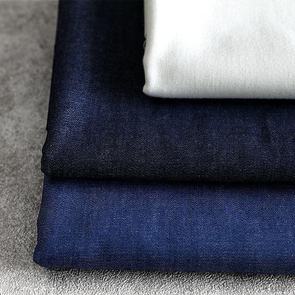 岡山の児島 6オンス くったりソフトデニム│綿 コットン 生地 無地 インディゴ 藍染 ハンドメイド...