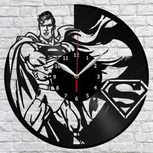 掛け時計 Superman Vinyl Record Wall Clock Fan Art Home...