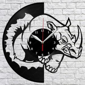 掛け時計 Rhino Vinyl Record Wall Clock Decor Fan Art O...