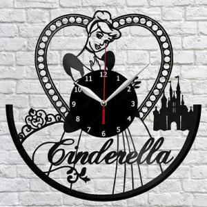 掛け時計 Cinderella Vinyl Record Wall Clock Fan Art Ho...