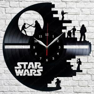 掛け時計 Star Wars Vinyl Record Wall clock Wall Decor ...