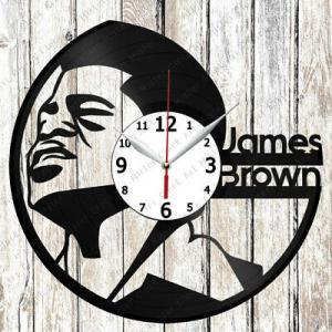 掛け時計 James Brown Music Vinyl Wall Clock Made of Vi...