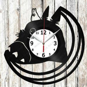 掛け時計 Studio Ghibli Anime Vinyl Wall Clock Vinyl Re...