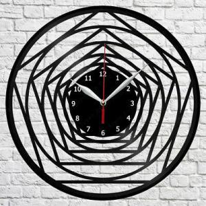 掛け時計 Abstract Vinyl Record Wall Clock Home Fan Art...