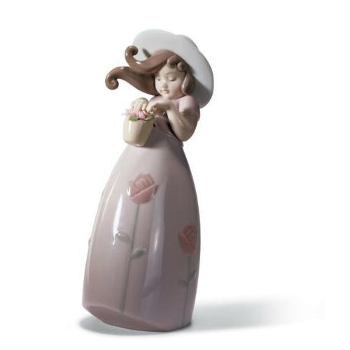 リヤドロ Lladro Little Rose Girl Figurine 01008042
