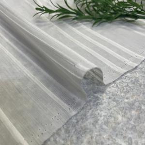 生地 布 ピンタックボーダー 白 長50cm単...の詳細画像5