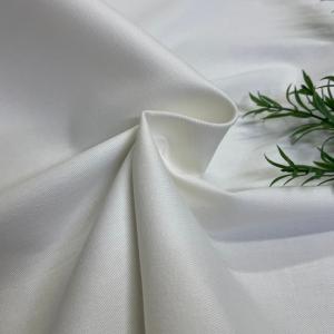 綿 ストレッチ ツイル 白 生地 布 長50c...の詳細画像1