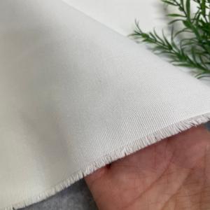 綿 ストレッチ ツイル 白 生地 布 長50c...の詳細画像3