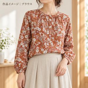 KOKKA 花柄 生地 綿100% 60ローン...の詳細画像4