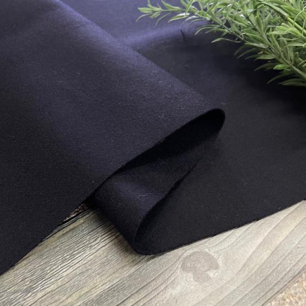 ウール100％ ブラック 生地 布 布地 長1m単位で延長可能 布地専門店 kijiya /so14