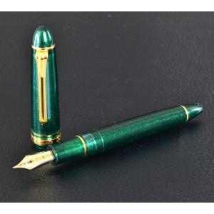 津軽塗万年筆 紋紗塗（螺鈿）【青森県弘前市/限定品/プラチナ万年筆