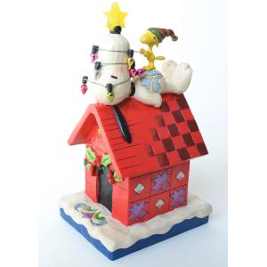 スヌーピー　SHOOPY　Merry And Bright　４０５２７１９　☆少し古い商品　接着はがれ　塗装のムラ　などがございます。｜kijo-yuen