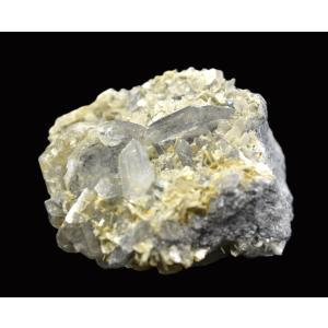 アクアマリン with モスコバイト 結晶 原石 パキスタン産 天然石