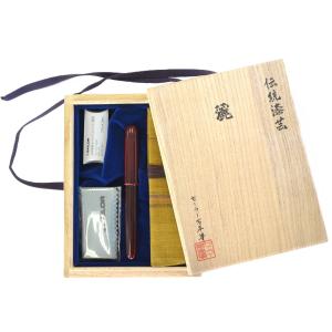 セーラー万年筆 伝統漆芸 彩雅 いろみやび 万年筆 藍碧 らんぺき 太字