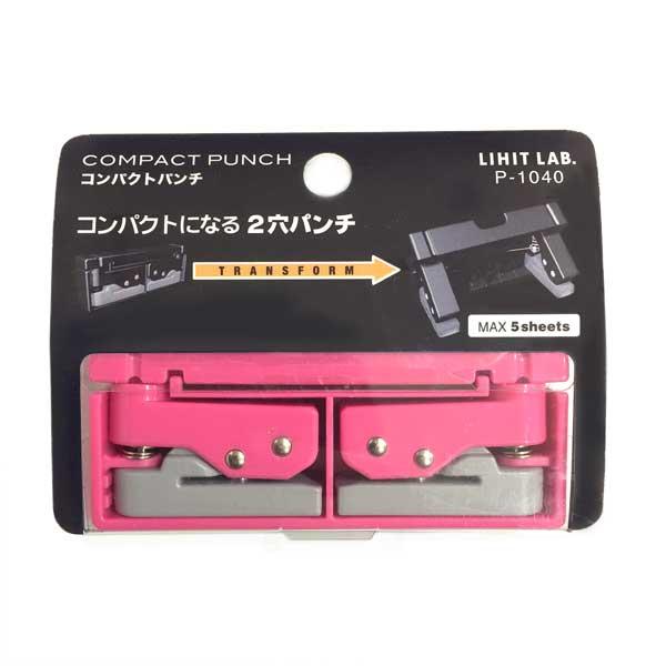 LIHIT LAB. コンパクトパンチ P-1040-3 赤