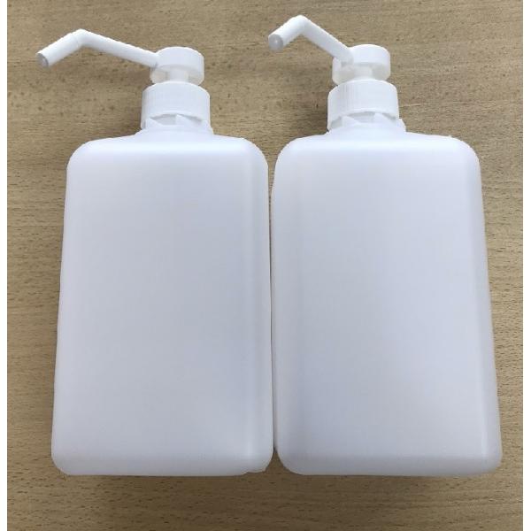 詰め替えボトル 1L プッシュ 噴霧 ポンプ ディスペンサー スプレーボトル 2個セット 容器のみ ...