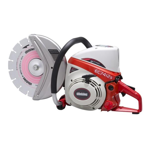 コンクリートカッター 新ダイワ EC7412S-CD 集塵タイプ エンジンカッター ブレード付