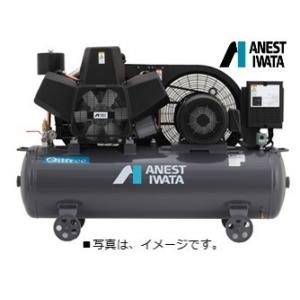 コンプレッサー 10馬力 オイルフリー アネスト岩田 TFP75CF-10 M5 レシプロ 圧力開閉...
