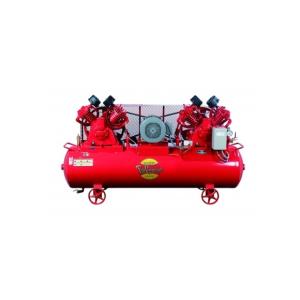 【ポイント15倍】【直送品】 富士コンプレッサー 空冷中圧タンクマウント形コンプレッサ W-40SP-6 (W-40P-6) 7.5kW (60Hz) 《二段圧縮機》 【大型】