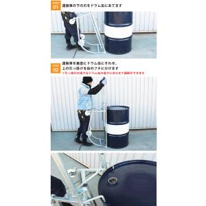 ドラム缶キャリー ドラム缶運搬車 ドラムスタン...の詳細画像2