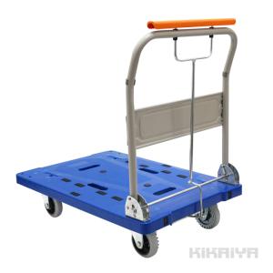 台車 折りたたみ 軽量 ブレーキ付 300kg 静音 895x595mm 軽量 コンパクト ギアロック式 KIKAIYA
