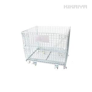 中古 メッシュパレット 800×600×500 網カゴ 網パレット 鉄 