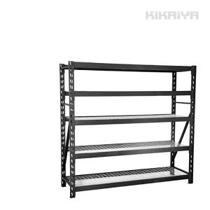 スチールラック 幅180×奥行30×高さ90cm 4段 耐荷重70kg/段 全段ボルト