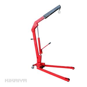 【品番変更】KIKAIYA ミニクレーン 1トン エンジンクレーン 超低床脚部 ハイパワー 折りたたみ式 マルチクレーン 6ヶ月保証