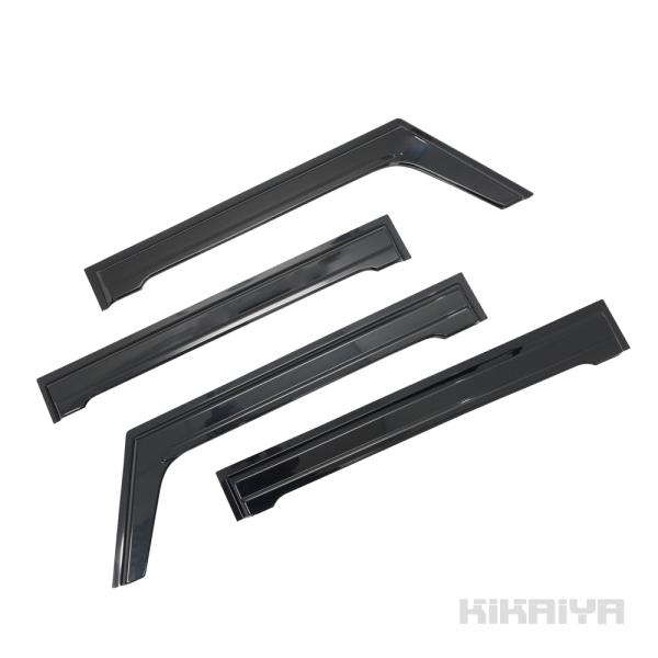 ジムニー 5ドア ウィンドウバイザー JC74 ドアバイザー ウインドウ サイドドア 角型 日よけ ...