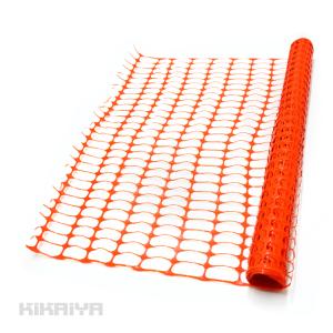 KIKAIYA ネットフェンス 約1.2m×30m オレンジ HDPE 長持ち ストロングタイプ メッシュフェンス 仮設ネット 動物よけ 仮囲い｜kikaiya-work-shop