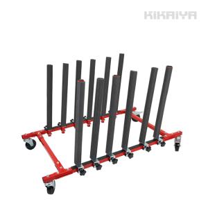 パネルラック キャスター付き 耐荷重150kg ボードラック ボード台車 カードアラック カードアドーリー KIKAIYA｜KIKAIYA work shop