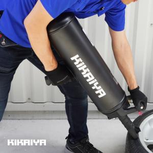 ビードブースター バズーカタイプ 12L 黒 アルミボディ 軽量 安全設計 タイヤ ビードアップ KIKAIYA｜kikaiya