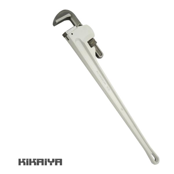 KIKAIYA アルミパイプレンチ 900mm 36インチ 鋼管 配管 水道管 ガス管 工具