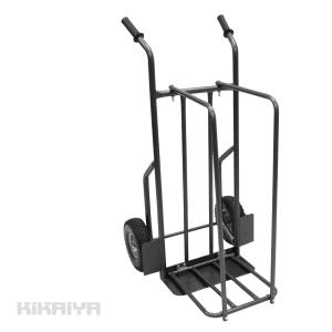 KIKAIYA（キカイヤ） 二輪台車 ガード付 150kg スチール製 ノーパンク