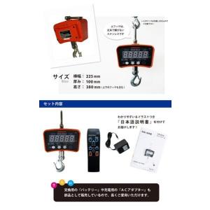 クレーンスケール デジタル 1000kg 充電...の詳細画像3