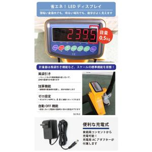 パレットスケール 2000kg 計量器 ハンド...の詳細画像3