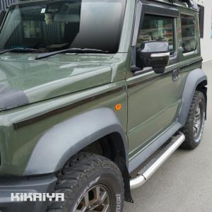 ジムニー サイドモール 3.5m 2本 ブラック