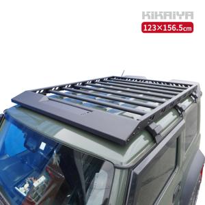 ジムニー　シエラ　ミニキャブ　NV100 クリッパー　パジェロミニ　キャリア　1 KIKAIYA ジムニー ルーフラック 薄型 123×156.5cm JB64 JB74
