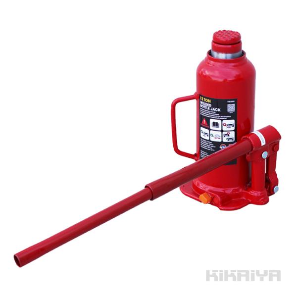 油圧ジャッキ12トン トラックジャッキ ボトルジャッキ 227-457mm 建築ジャッキ ダルマジャ...