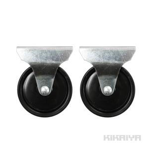 KIKAIYA（キカイヤ） 自在キャスター ナイロン車輪 ブレーキ付き 2個