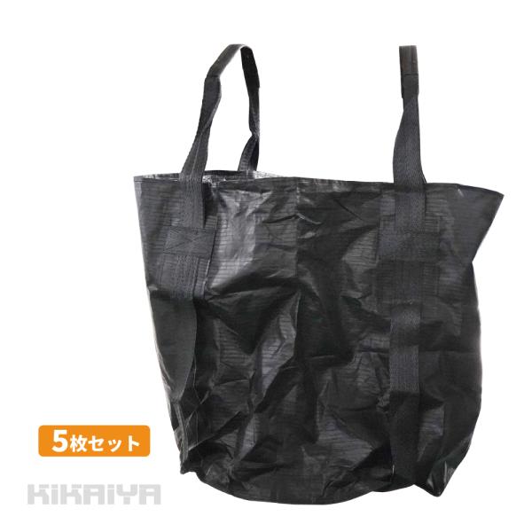フレコンバッグ コンテナバッグ ブラック 10枚セット 丸型 耐荷重1000kg トン袋 KIKAI...