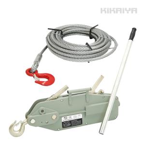 ハンドウインチ 1600kg 手動ウインチ ワイ...の商品画像