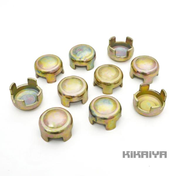 単管 打ち込み ヘッド Φ48.6mm 単管パイプ用 10個セット 座金型 資材 キャップ KIKA...