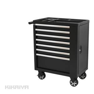 Duty Japan】 ワイドローラーキャビネット ベアリング式引き出し 黒