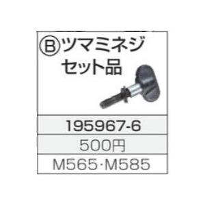 ハム品 マキタ（makita） 195967-6 ツマミネジセット品(M565・M585用) : モノ