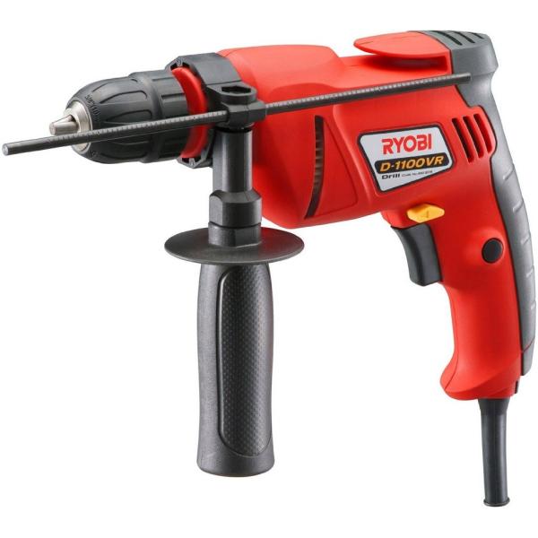 RYOBI(リョービ)　DIYモデル電気ドリル(鉄工10mm/木工25mm)　D-1100VR(64...