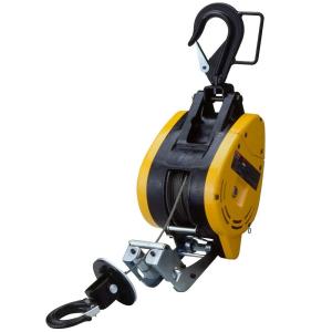動作確認済 RYOBI リョービ 電動ウインチ WI-62 100V 最大吊揚荷重 60Kg 揚程 20m ワイヤーロープ 4mm×21ｍ リョービ（RYOBI） 100V ウインチ WI-62 ワイヤー径3.3mm×31m付 最大吊