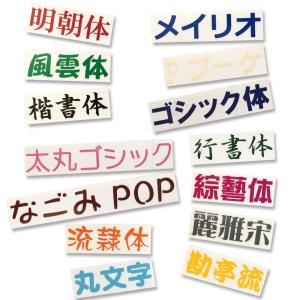 1文字 高さ15cm 耐水有 耐候有 屋外用（ツヤあり）カラー 漢字ひらがな