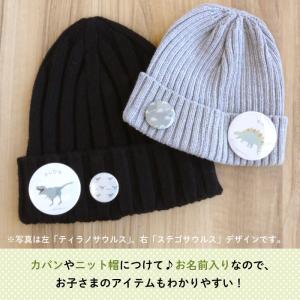 名入れ 缶バッジ プレゼント 恐竜 ダイナソー...の詳細画像3